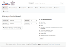Tablet Screenshot of chicagotopcondos.com